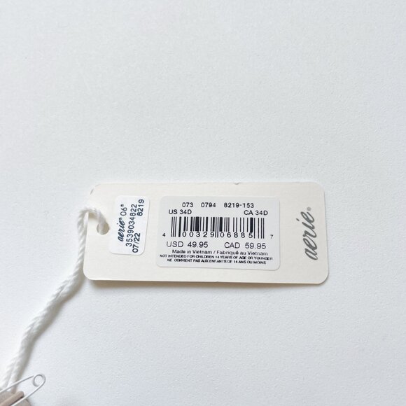 Aerie SMOOTHEZ Full Coverage Lightly Lined Bra Sands Size 34D NEW NWT - Picture 4 of 6